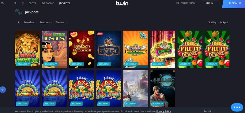 Twin casino online, application twin casino