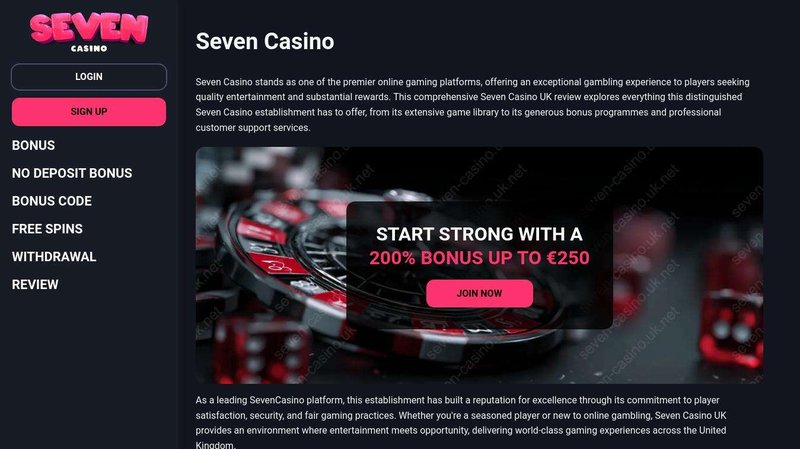 Meet Seven Casino UK and Its Login Experience