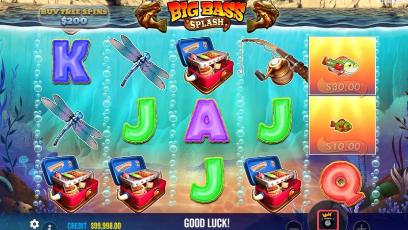 Erleben Sie den riesigen Biss in Big Bass Splash Slot im Online Casino